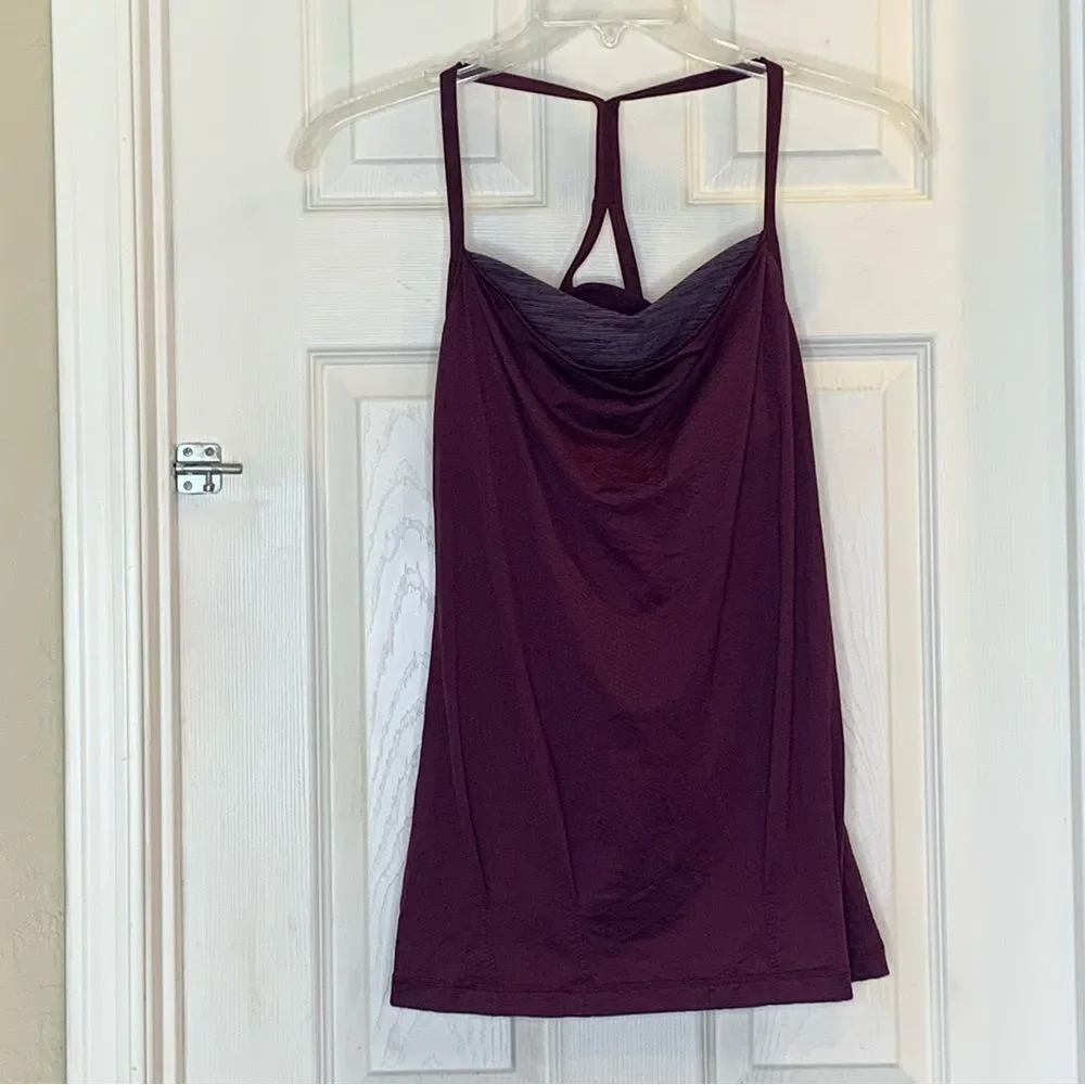 Lululemon CYB Tank In color plum/wee are from space September plum Size 6